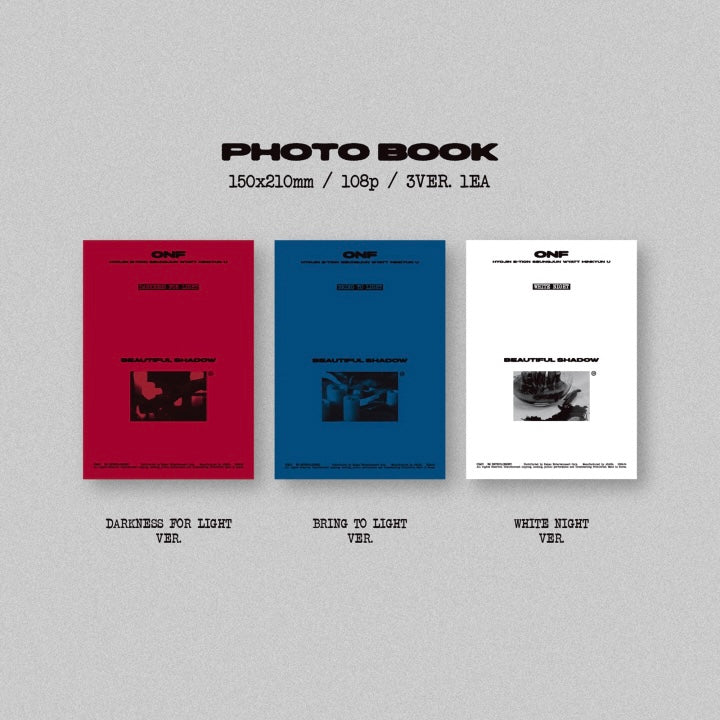 ONF - 8TH MINI ALBUM [BEAUTIFUL SHADOW] (3 VERSIONS) – LightUpK