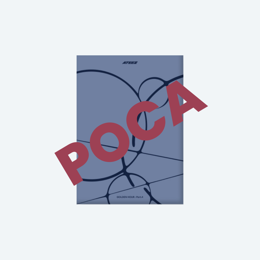ATEEZ - GOLDEN HOUR : PART.4 POCAALBUM (3 VERSIONS) - LightUpK