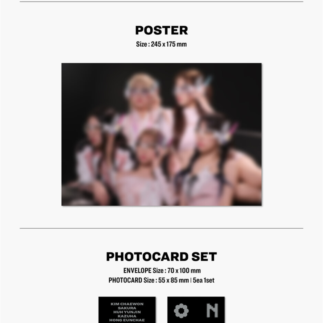 (PRE-ORDER) LE SSERAFIM - LE SSERAFIM ON-OFF 23-24 - LightUpK