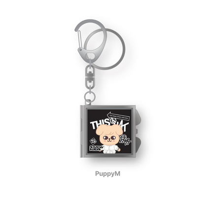 (PRE-ORDER) STRAY KIDS - SKZOO MIRROR KEYRING - THIS & THAT MD (8 VERSIONS)