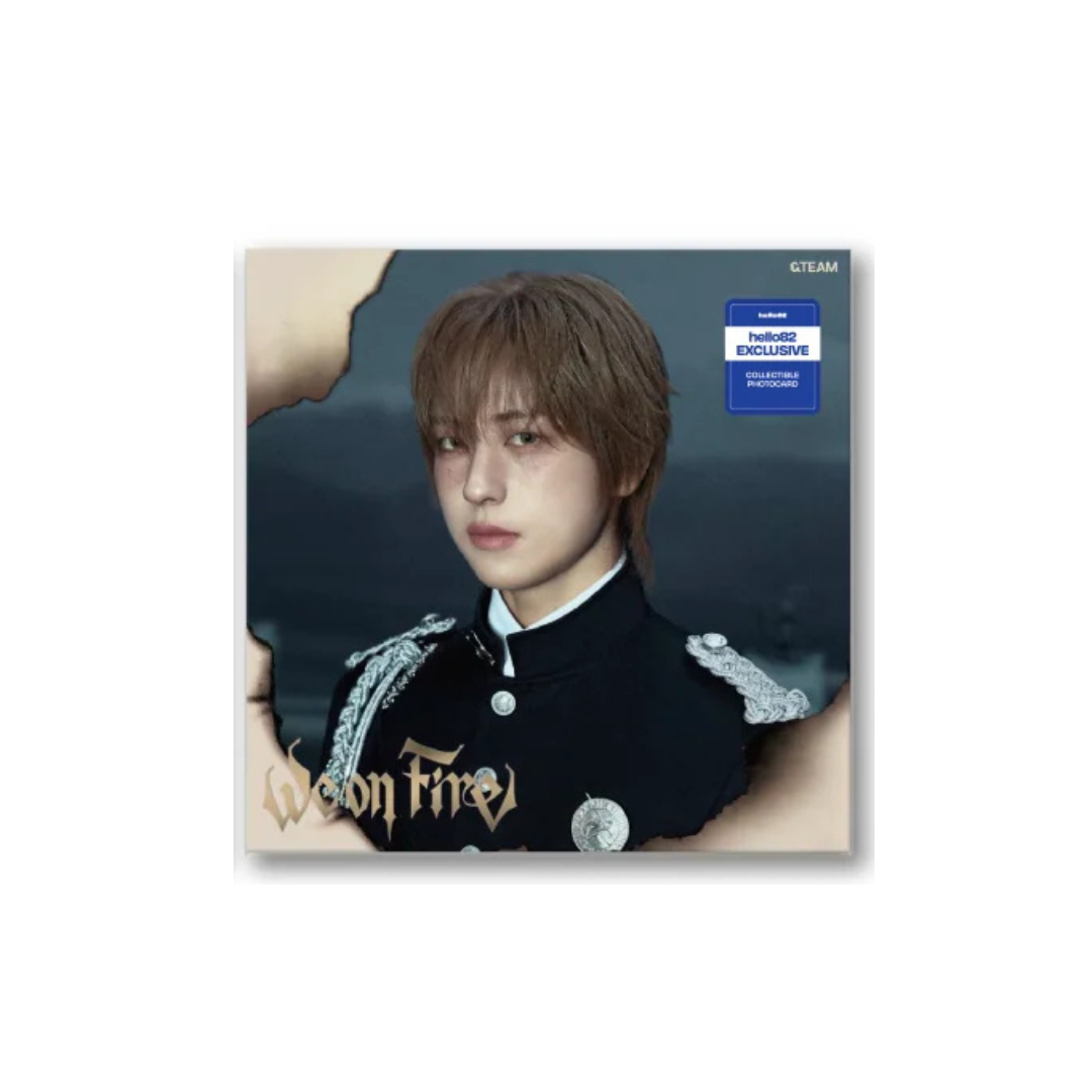 (PRE-ORDER) [HELLO82] [HELLO82 EXCLUSIVE] &TEAM - 3RD EP [WE ON FIRE] SOLO EDITION (9 VERSIONS) RANDOM - LightUpK