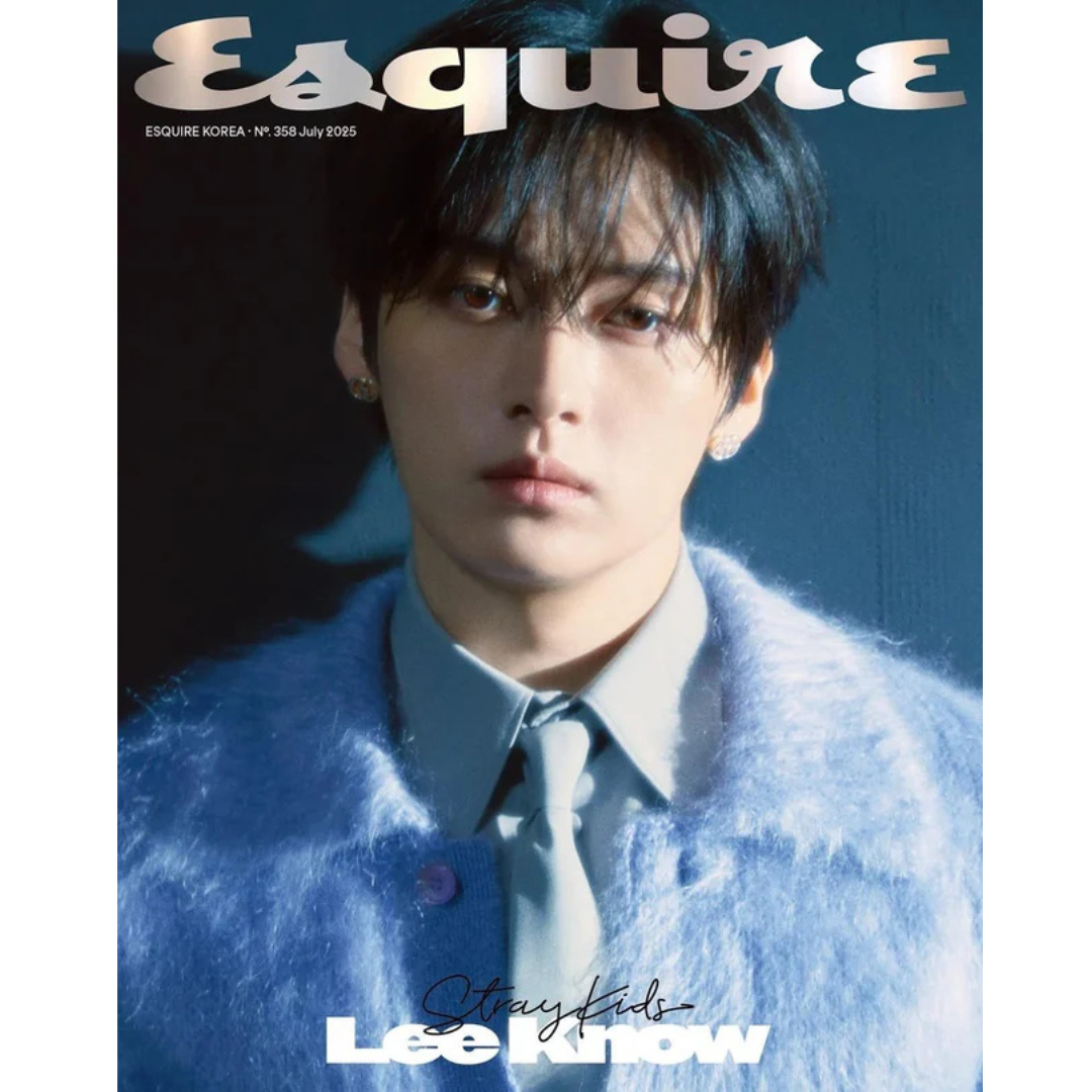 ESQUIRE 2025. 08 (COVER : STRAY KIDS LEE KNOW) (3 VERSIONS) - LightUpK