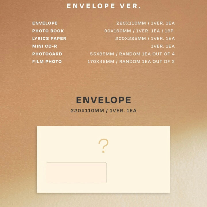 SEOLA - 1ST SINGLE ALBUM [INSIDE OUT] (ENVELOPE VER.) - LightUpK