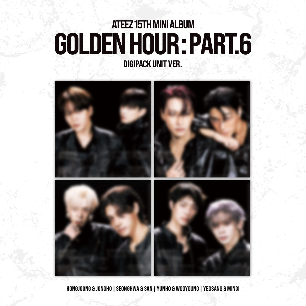 (PRE-ORDER) ATEEZ - GOLDEN HOUR : PART.6 (DIGIPACK UNIT VER.) (4 VERSIONS) RANDOM