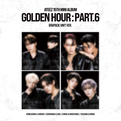 (PRE-ORDER) ATEEZ - GOLDEN HOUR : PART.6 (DIGIPACK UNIT VER.) (4 VERSIONS) RANDOM
