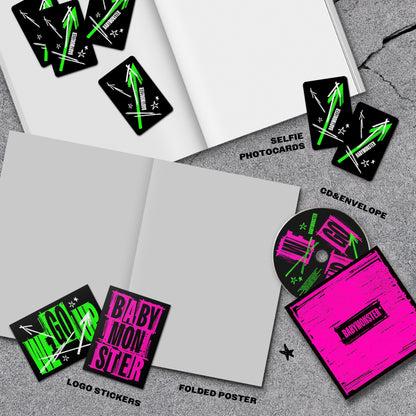 (PRE-ORDER) [HELLO82] (HELLO82 EXCLUSIVE) BABYMONSTER - WE GO UP (3 VERSIONS) - LightUpK