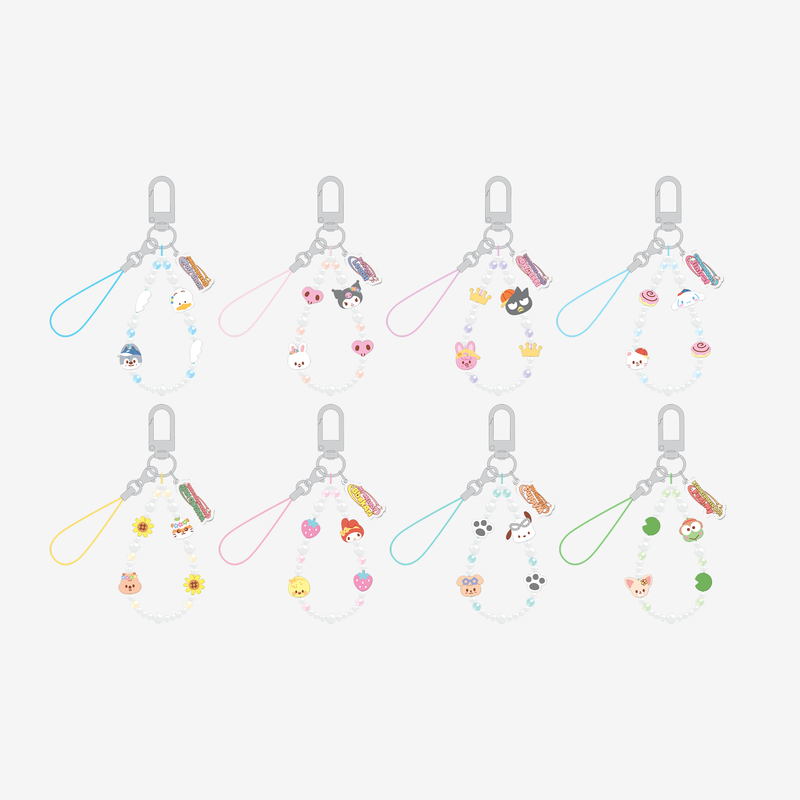(PRE-ORDER) STRAY KIDS - PHONE BEADS STRAP - SKZOO X SANRIO CHARACTERS (8 VERSIONS)
