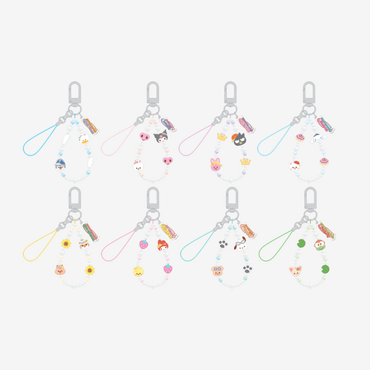 (PRE-ORDER) STRAY KIDS - PHONE BEADS STRAP - SKZOO X SANRIO CHARACTERS (8 VERSIONS)