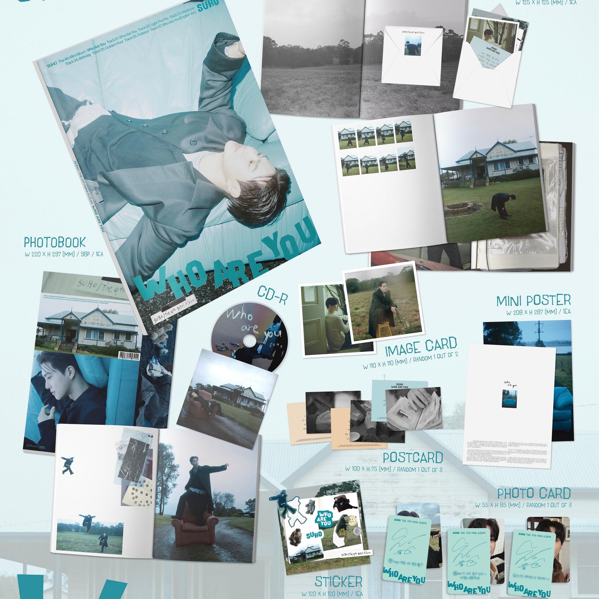 SUHO - 4TH MINI ALBUM [WHO ARE YOU] (STRANGER VER.) - LightUpK