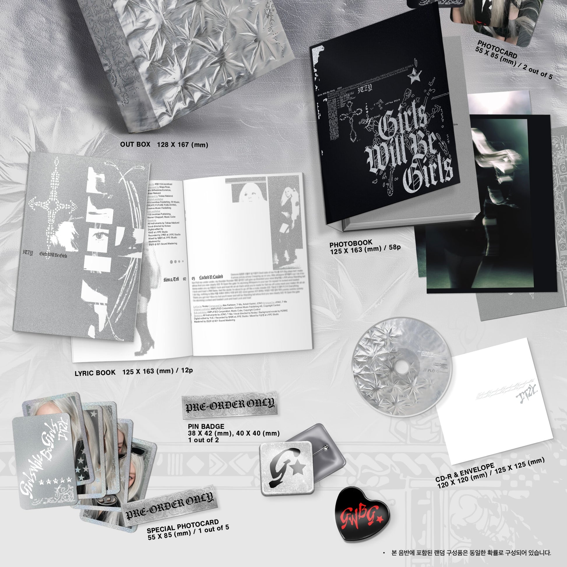 ITZY - [GIRLS WILL BE GIRLS] BOX VER. - LightUpK