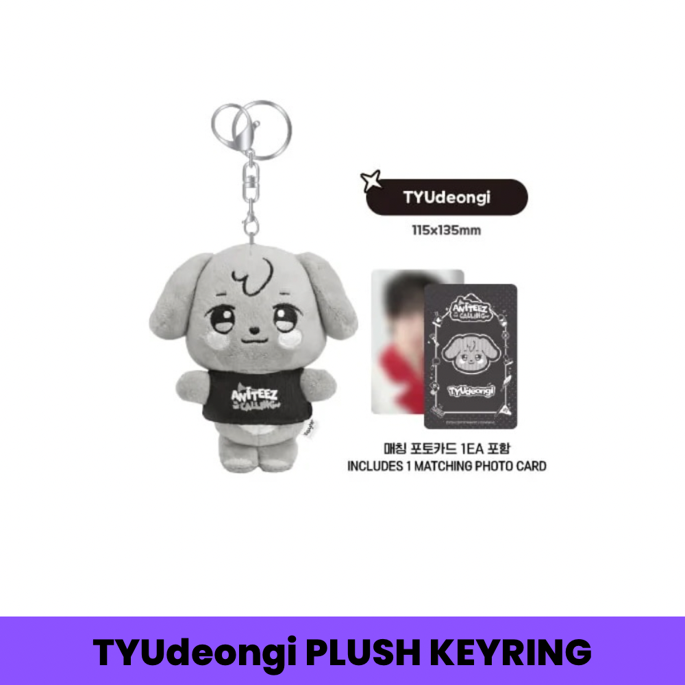 ATEEZ - ANITEEZ IN THE CALLING - THE CALLING ANITEEZ PLUSH KEYRING (8 VERSIONS)
