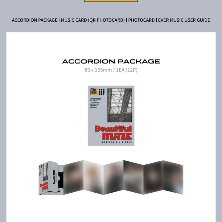 DRIPPIN - 4TH SINGLE ALBUM [BEAUTIFUL MAZE] EVER VER. - LightUpK