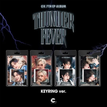CIX - 7TH EP ALBUM [THUNDER FEVER] (KEYRING ALBUM) (4 VERSIONS) - LightUpK