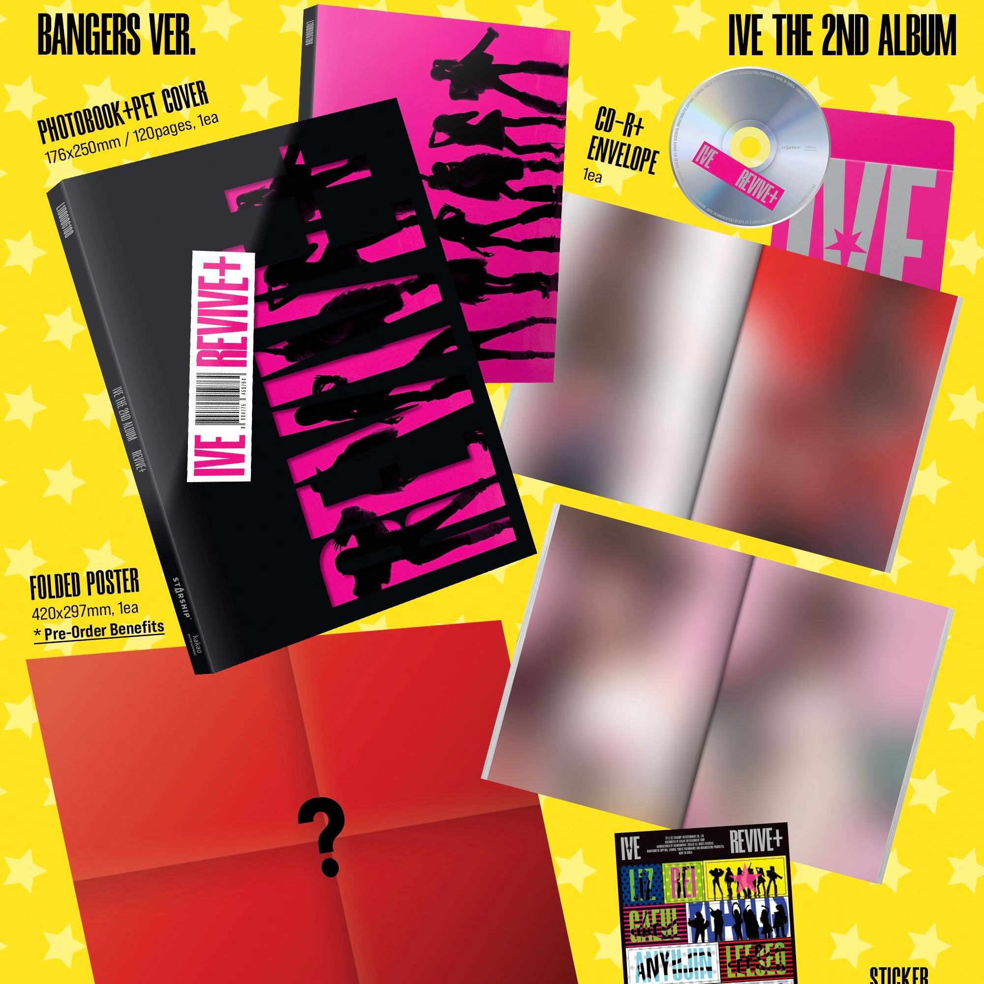 (PRE-ORDER) IVE - THE 2ND ALBUM [REVIVE+] (2 VERSIONS) RANDOM - LightUpK