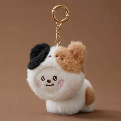 BTS - BT21 BABY MORE FLUFFY DOLL KEYRING - LightUpK