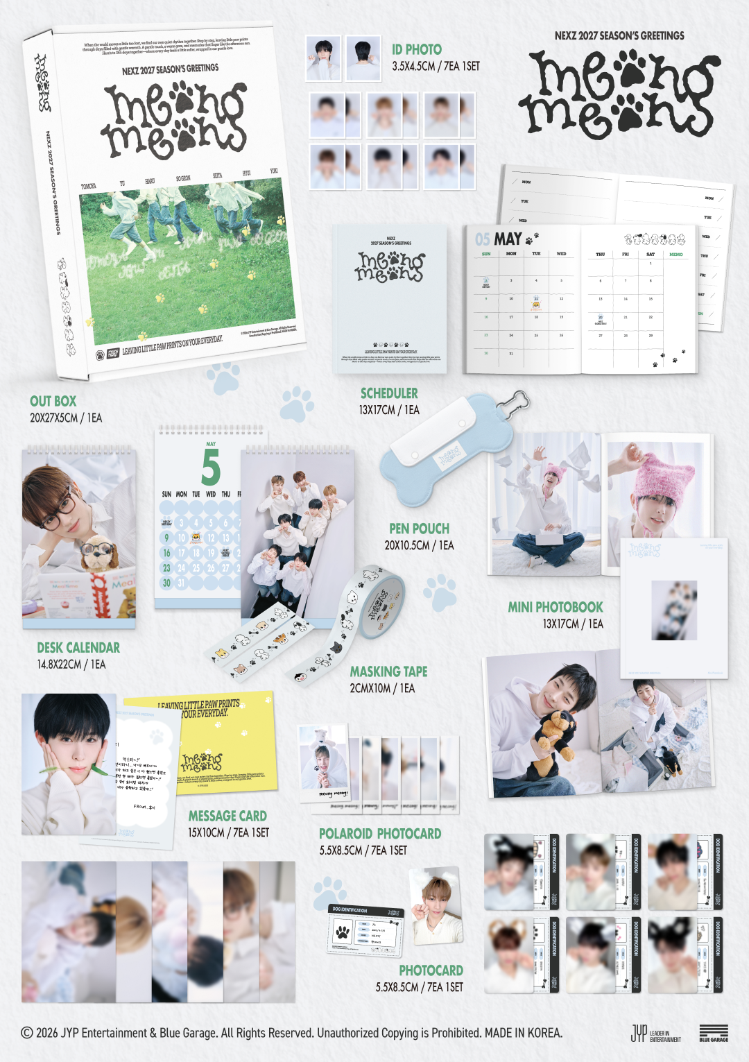 (PRE-ORDER) NEXZ 2027 SEASON'S GREETINGS [MEONG MEONG]