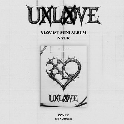 (PRE-ORDER) XLOV - 1ST MINI ALBUM [UXLXVE] (2 VERSIONS) RANDOM - LightUpK