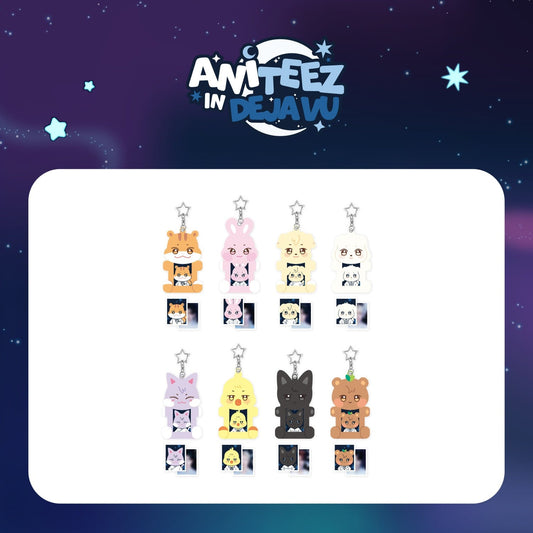 (PRE-ORDER) ATEEZ X ANITEEZ POP-UP [ANITEEZ IN DEJAVU] MD - ACRYLIC MAGNETIC ID PHOTO HOLDER (8 VERSIONS)