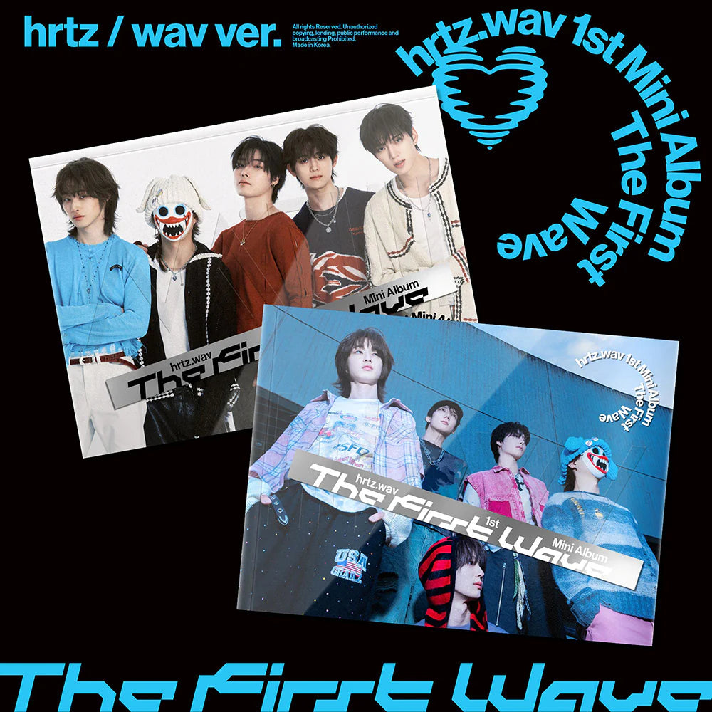 HRTZ.WAV - 1ST MINI ALBUM [THE FIRST WAVE] (2 VERSIONS) - LightUpK