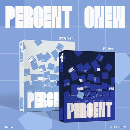 ONEW - 2ND ALBUM [PERCENT] (PHOTOBOOK VER.) (2 VERSIONS) - LightUpK