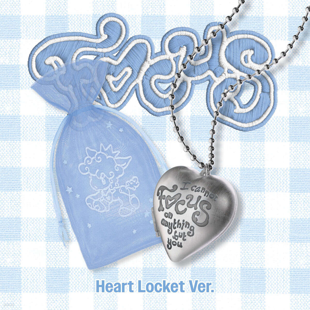 (PRE-ORDER) HEARTS2HEARTS - 1ST MINI ALBUM [FOCUS] (HEART LOCKET VER.) - LightUpK