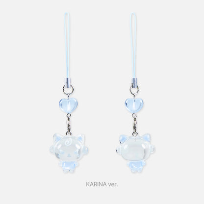 (PRE-ORDER) AESPA - 2025-26 AESPA LIVE TOUR [SYNK : AEXIS LINE] : PHONE STRAP (4 VERSIONS) - LightUpK