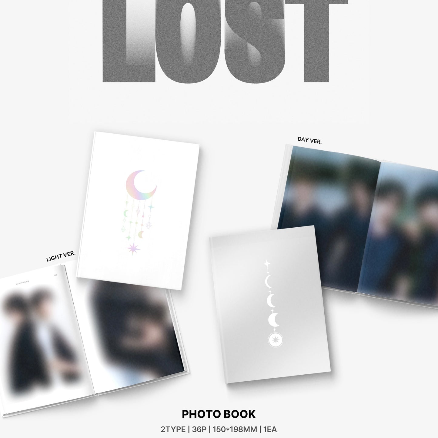 (PRE-ORDER) LUN8 - 2ND SINGLE ALBUM [LOST] (META) (2 VERSIONS) RANDOM - LightUpK