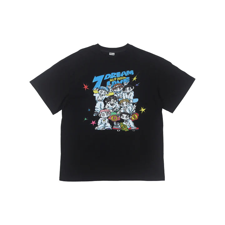 (PRE-ORDER) NCT DREAM- 2025 NCT DREAM POP-UP [TIME RIDERS] (T-SHIRT ILLUSTRATION ver.) (2 SIZES) - LightUpK
