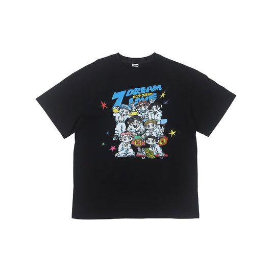 (PRE-ORDER) NCT DREAM- 2025 NCT DREAM POP-UP [TIME RIDERS] (T-SHIRT ILLUSTRATION ver.) (2 SIZES) - LightUpK