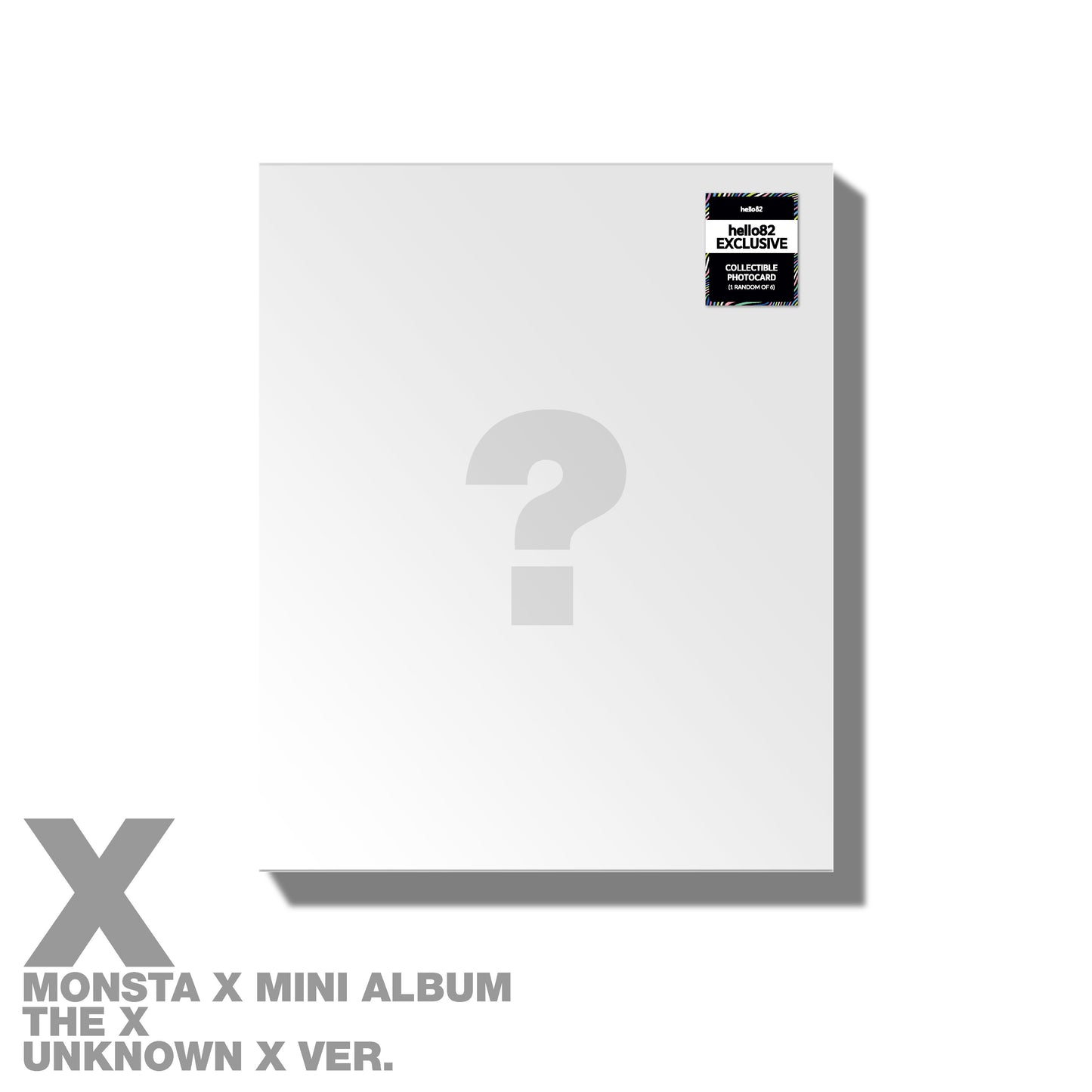 (PRE-ORDER) [HELLO82] [HELLO82 EXCLUSIVE] MONSTA X - THE X (4 VERSIONS) - LightUpK