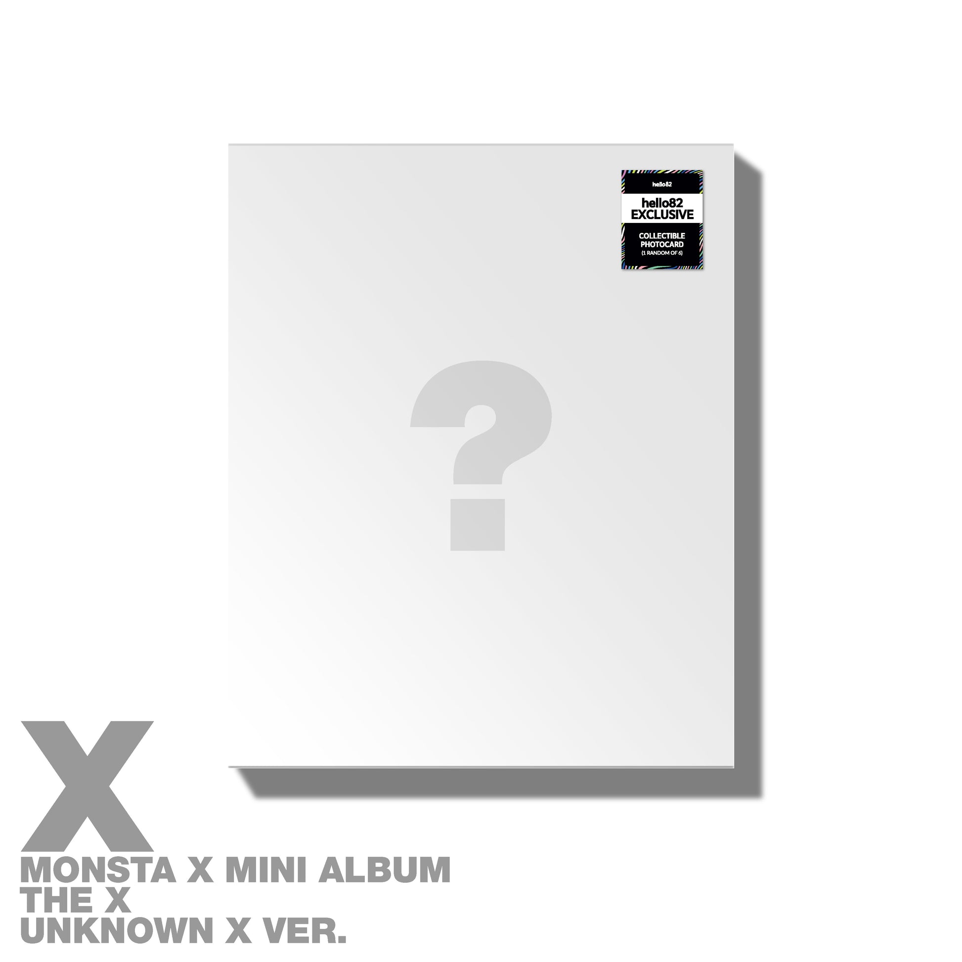(PRE-ORDER) [HELLO82] [HELLO82 EXCLUSIVE] MONSTA X - THE X (4 VERSIONS) - LightUpK