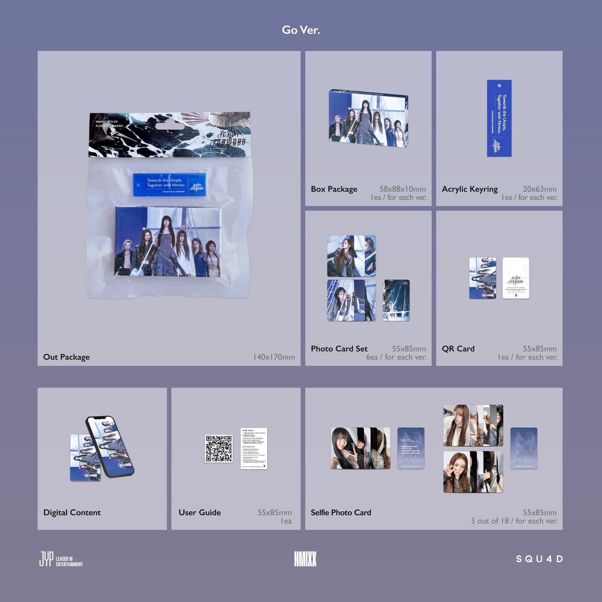 NMIXX - FE3O4: FORWARD (PLATFORM ALBUM POCAALBUM VER.) (2 VERSIONS) - LightUpK