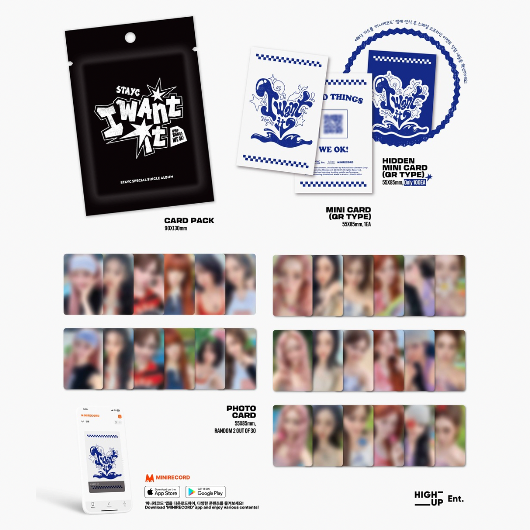 STAYC - SPECIAL SINGLE : I WANT IT (MINI PACK VER.) - LightUpK