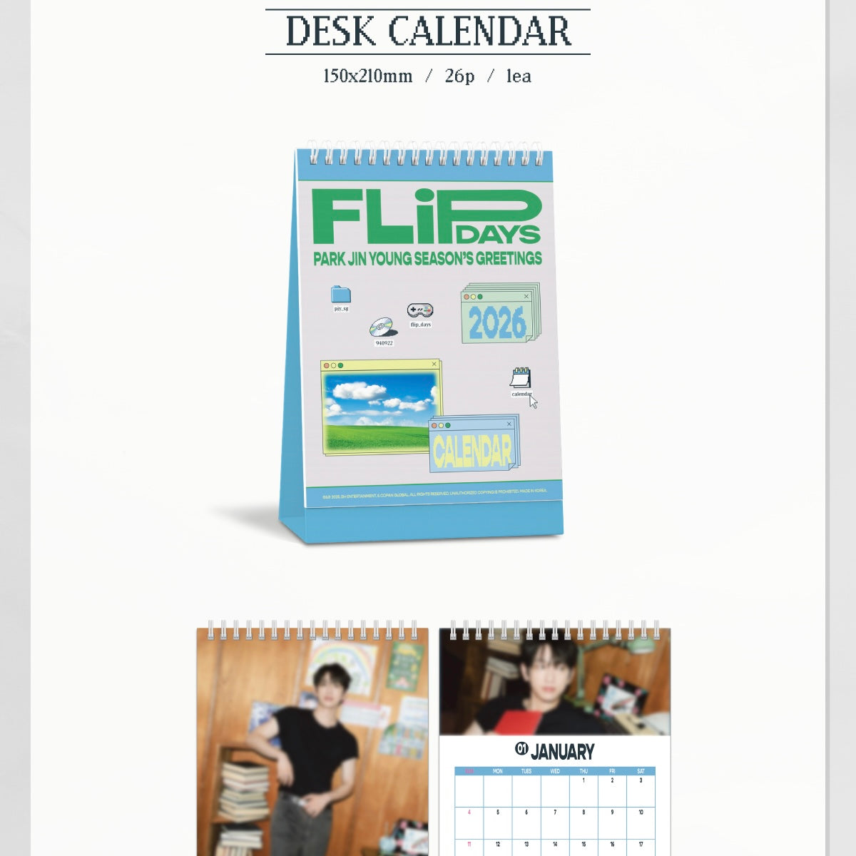 (PRE-ORDER) PARK JINYOUNG - 2026 SEASON'S GREETINGS [FLIP DAYS]
