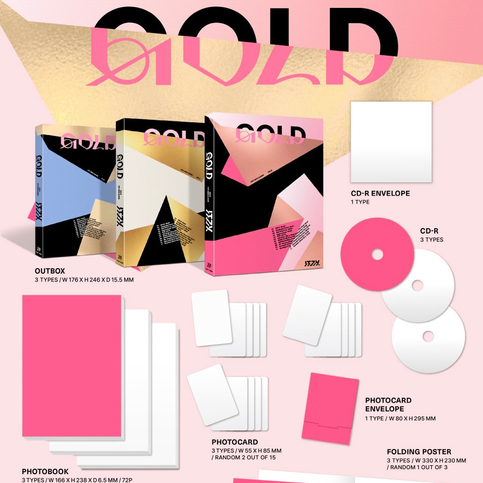 ITZY - [GOLD] STANDARD VER. (3 VERSIONS)