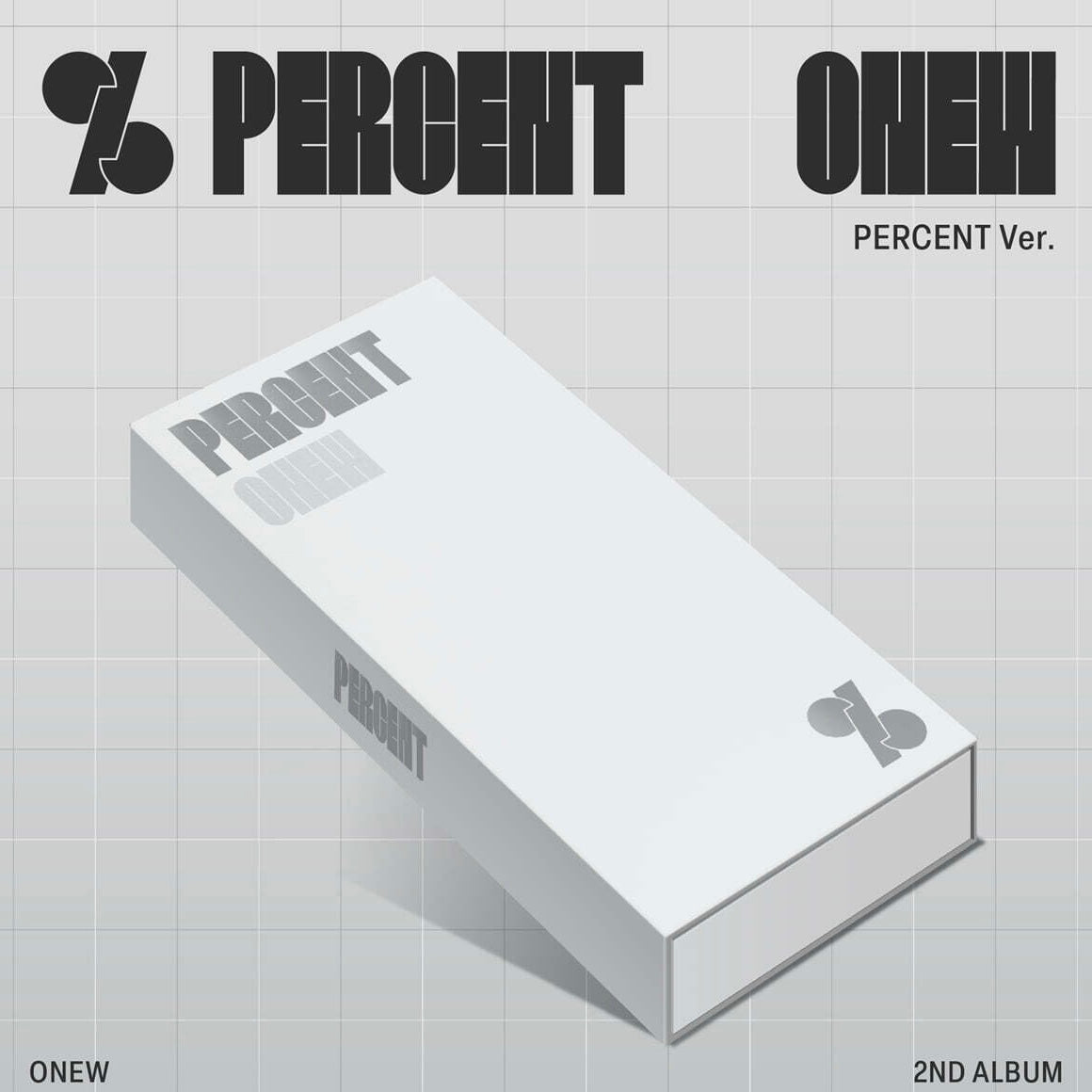 (PRE-ORDER) ONEW - 2TH ALBUM [PERCENT] (PERCENT VER.) - LightUpK