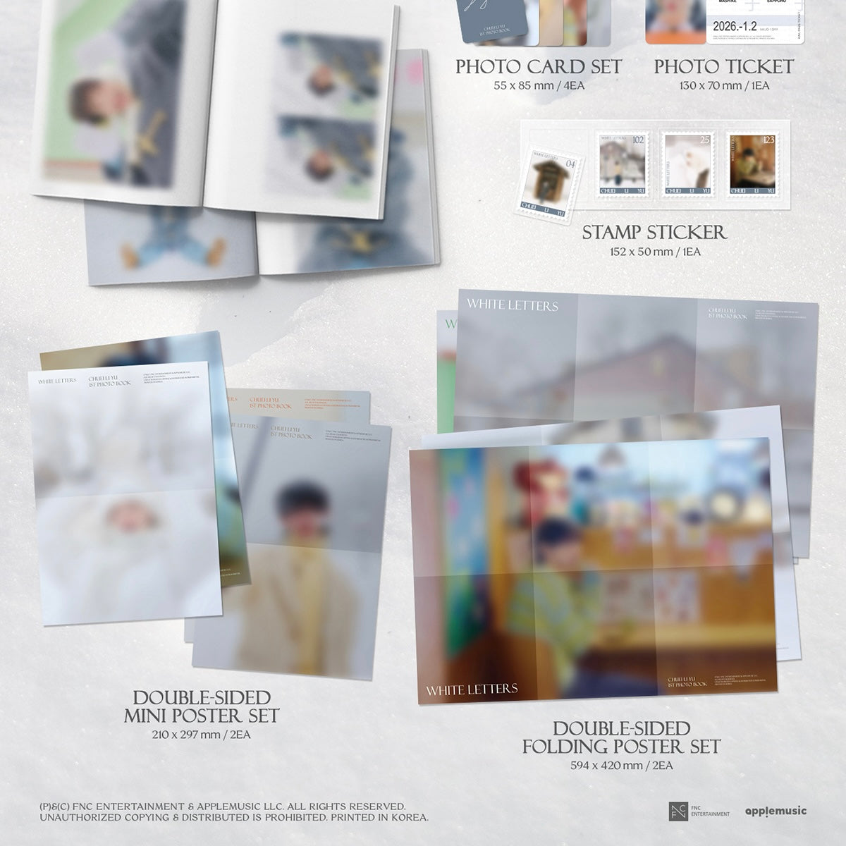 (PRE-ORDER) CHUEI LI YU - 1ST PHOTO BOOK [WHITE LETTERS] (2 VERSIONS)