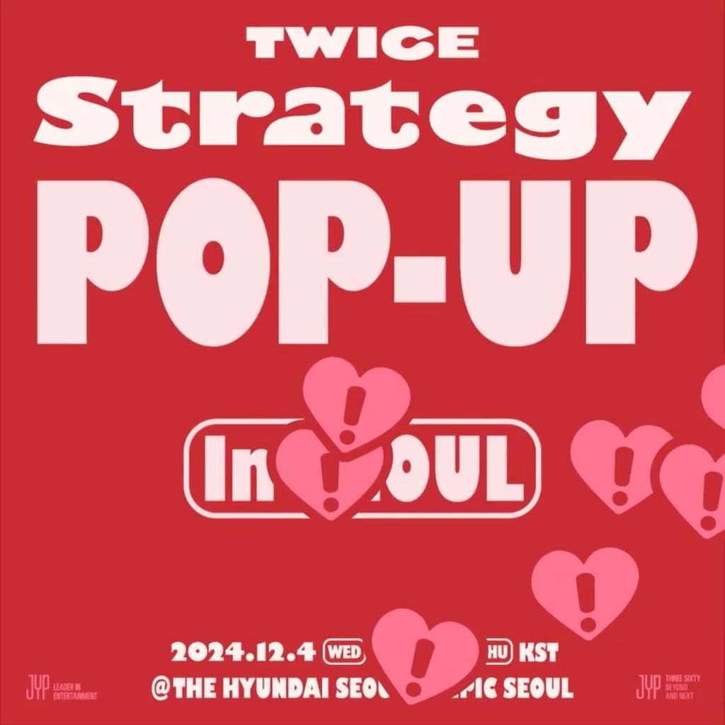 (PRE-ORDER) TWICE - STRATEGY POP-UP In SEOUL