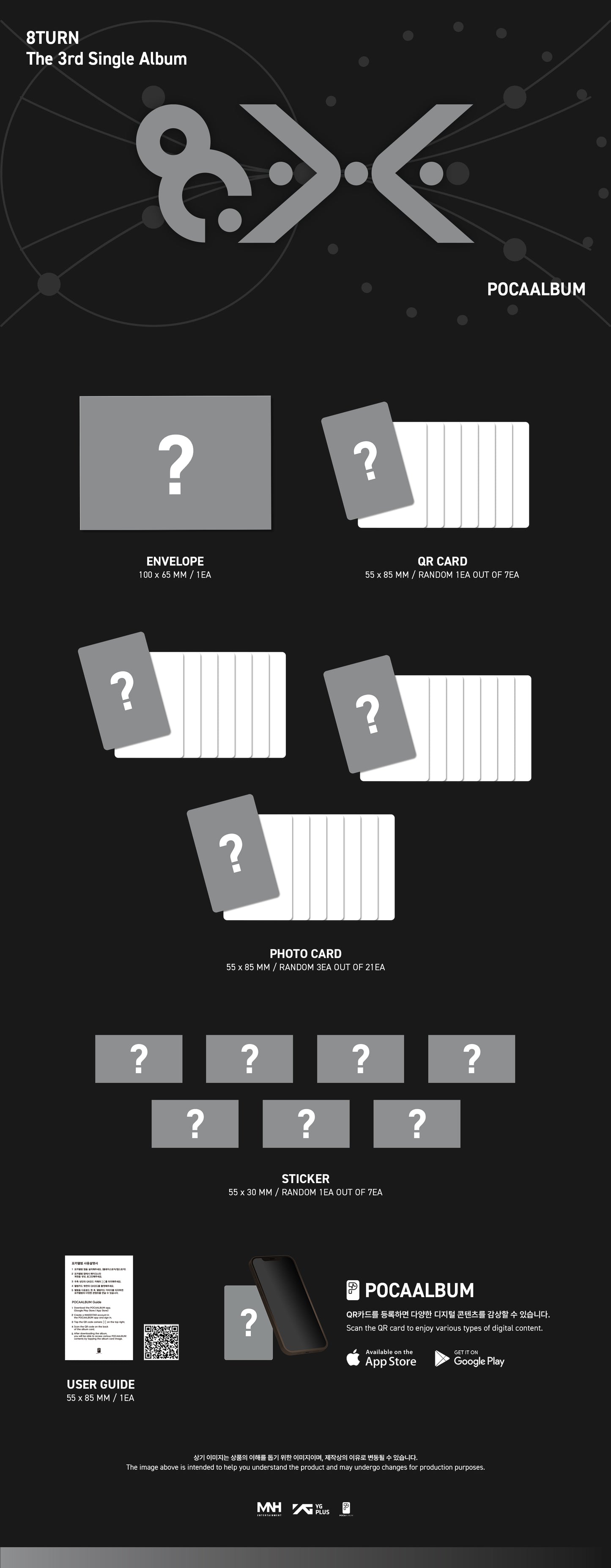 (PRE-ORDER) 8TURN - THE 3RD SINGLE ALBUM [8.X] (POCAALBUM)