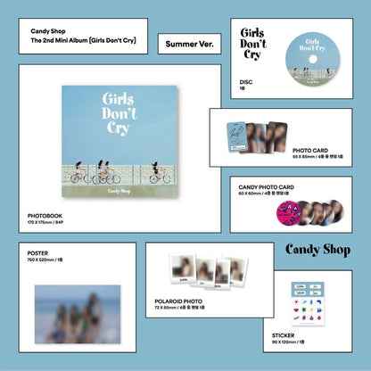 CANDY SHOP - 2ND MINI ALBUM GIRLS DON'T CRY (2 VERSIONS)