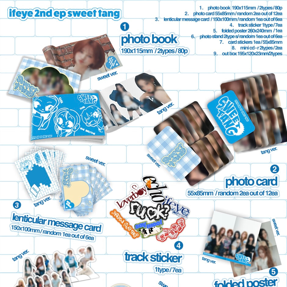 (PRE-ORDER) IFEYE - 2ND EP [SWEET TANG] (PHOTOBOOK VER.) (2 VERSIONS) RANDOM - LightUpK
