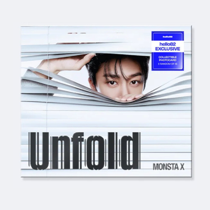(PRE-ORDER) [HELLO82] [POP-UP EXCLUSIVE] MONSTA X - UNFOLD (DIGIPAK VER.) (6 VERSIONS) RANDOM - LightUpK