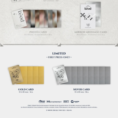(PRE-ORDER) XLOV - 2ND MINI ALBUM [I,GOD] (4 VERSIONS) RANDOM - LightUpK