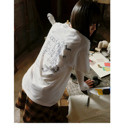 ENHYPEN - BLOOD SAGA WORLD TOUR OFFICIAL MD S/S T-SHIRT (WHITE) (2 SIZES)