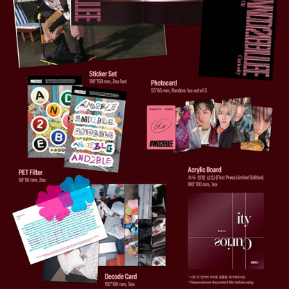 (PRE-ORDER) AND2BLE -1ST MINI ALBUM [SEQUENCE 01: CURIOSITY] (3 VERSIONS) RANDOM