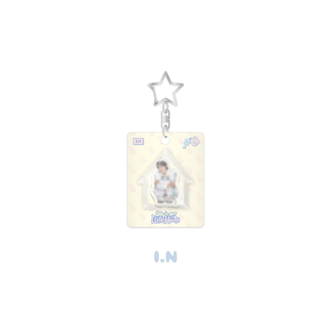 (PRE-ORDER) STRAY KIDS - MINI BLOCK KEYRING - STAY IN OUR LITTLE HOUSE (8 VERSIONS) - LightUpK