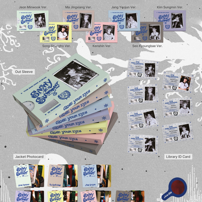 CLOSE YOUR EYES - 2ND MINI ALBUM [SNOWY SUMMER] ID CARD VER. (POCAALBUM) (7 VERSIONS)