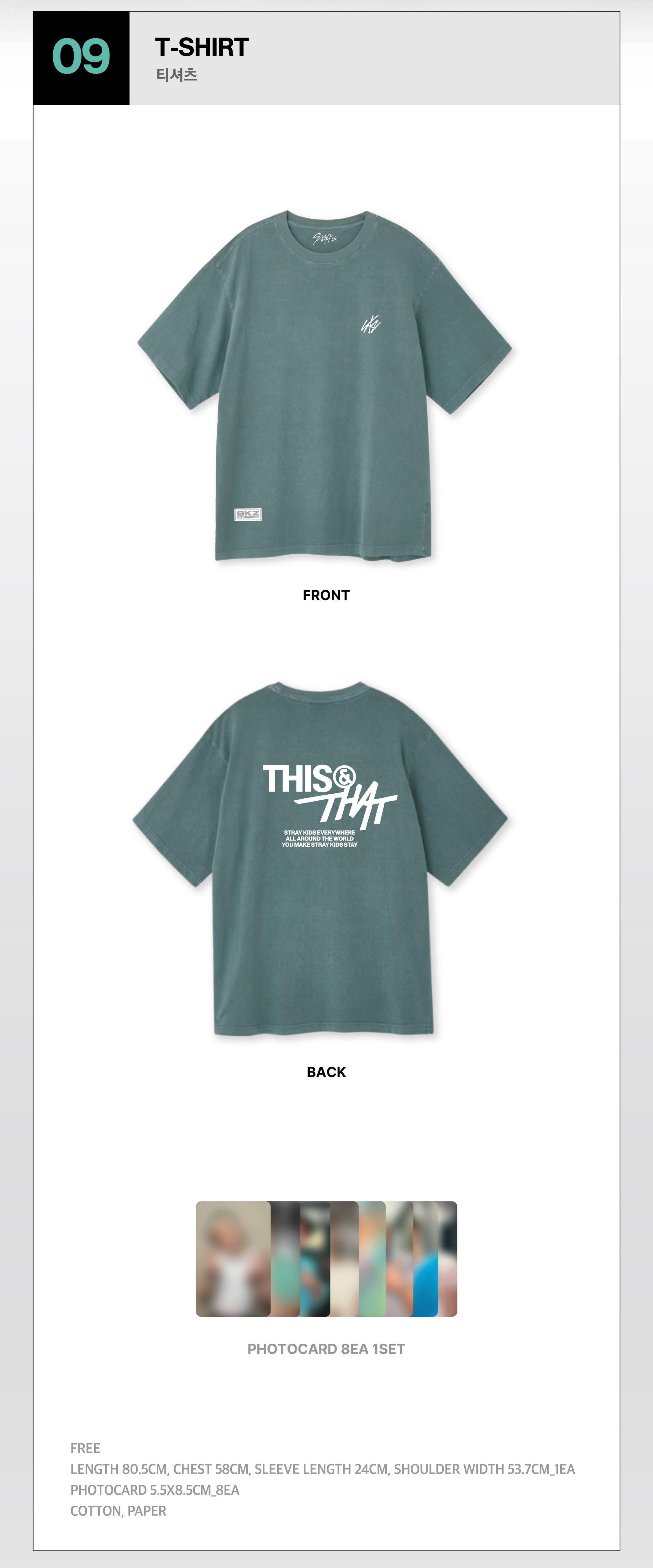 (PRE-ORDER) STRAY KIDS - T-SHIRT - THIS & THAT MD