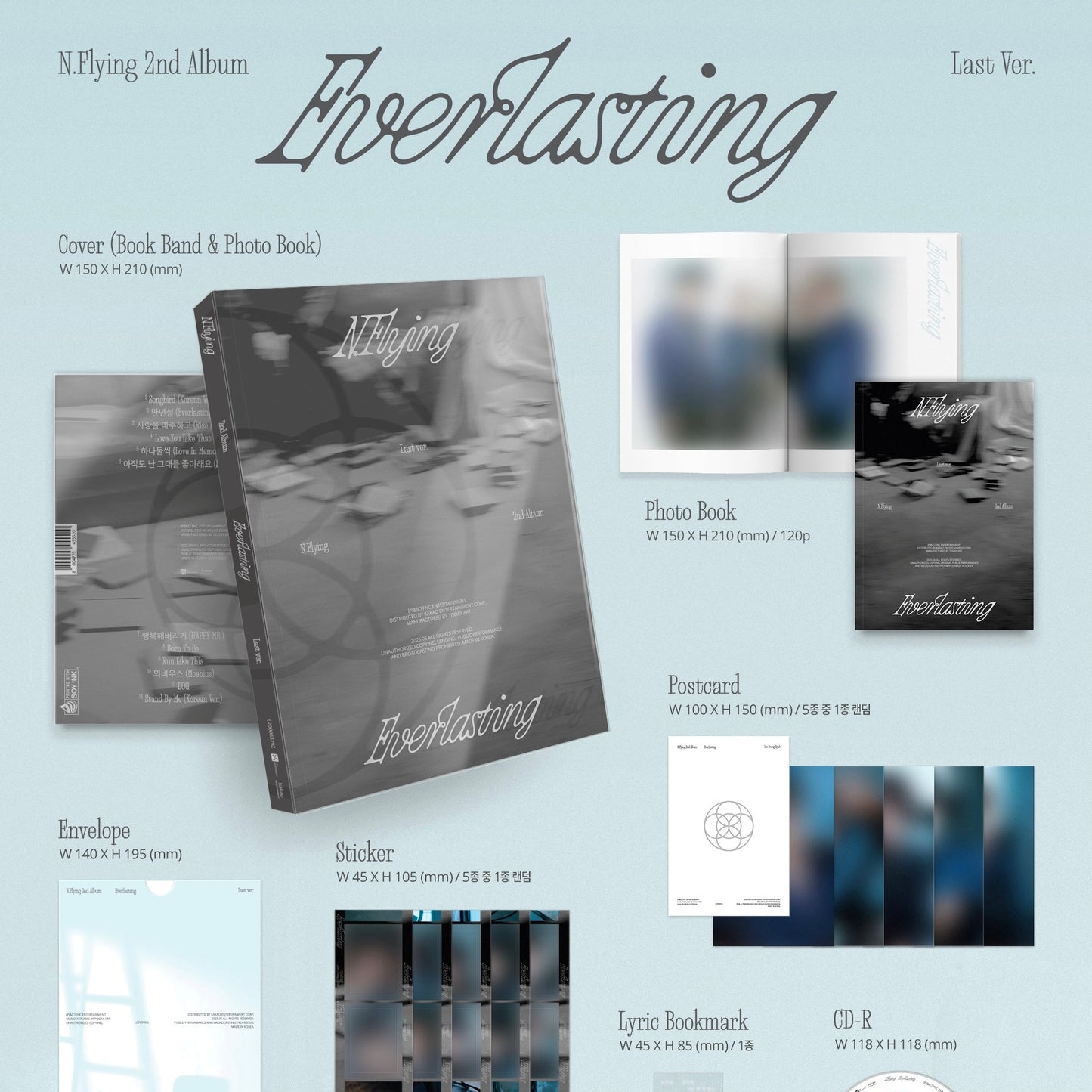 N.FLYING - 2ND ALBUM [EVERLASTING] (2 VERSIONS) - LightUpK