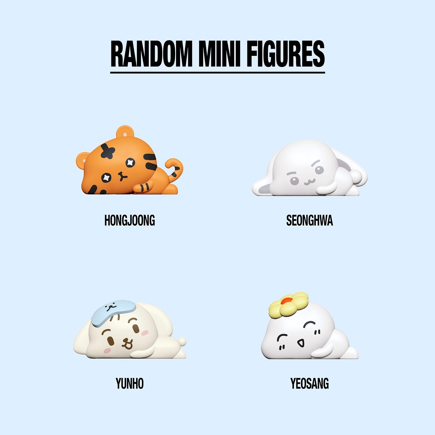 (PRE-ORDER) ATEEZ - 8ROOM POP-UP OFFICIAL MERCH - RANDOM MINI FIGURES (8 VERSIONS) RANDOM - LightUpK